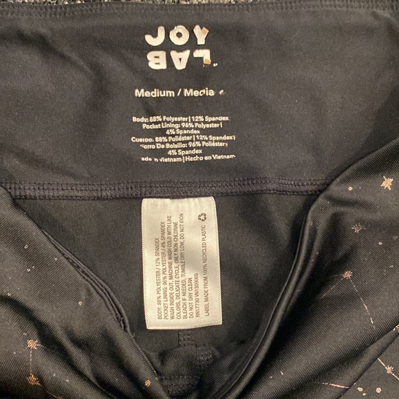 Metallic star leggings joy lab medium - Picture 3 of 3